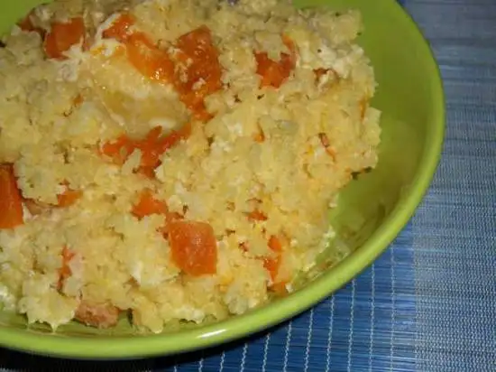 Каша пшенная с курагой (Panasonic SR-TMH 18)