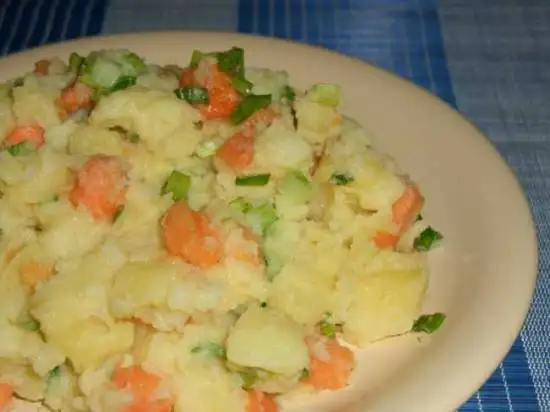 Картофель отварной с папайей