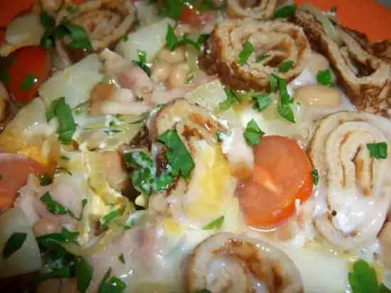 Яичница сборная (варианты)