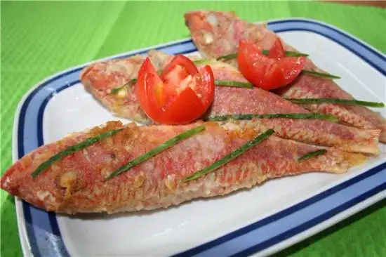 Барабулька жаренная