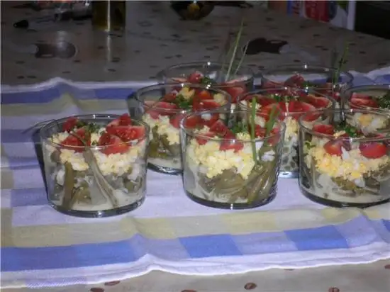Салат из стручковой фасоли