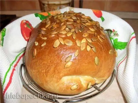 Простой подовый хлеб на картофеле (духовка)