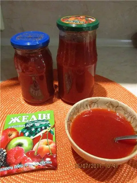 Джем персиковый с пектином