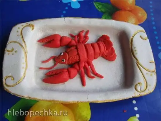 Рак из мастики (мастер-класс)