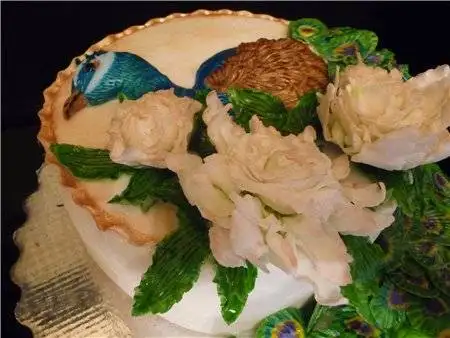 Пион из мастики (мастер-класс)