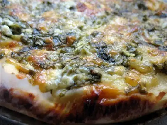 Открытый летний пирог с мангольдом и капустой пак-чой