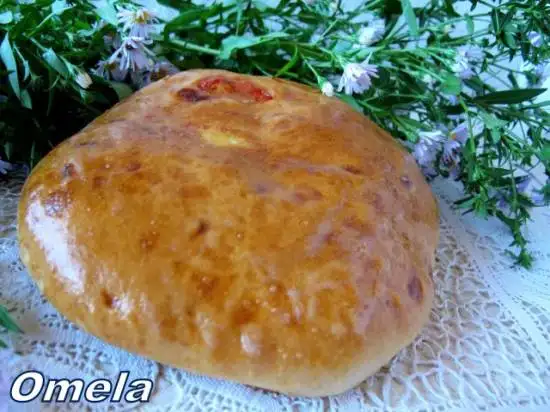 Лепешки с брынзой и красным перцем