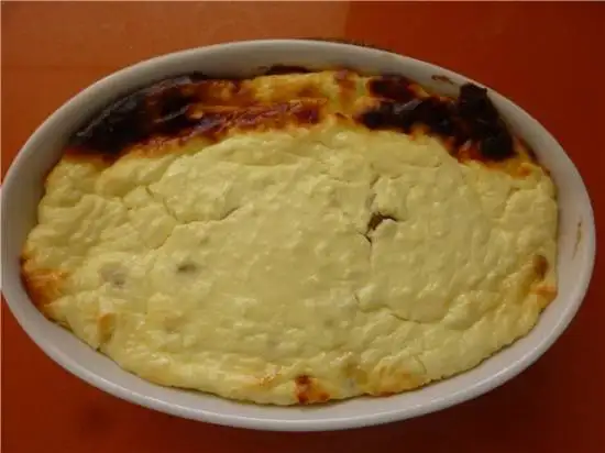 Запеканка творожная (простая)