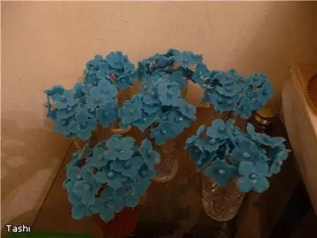 Гортензия из мастики (мастер-класс)