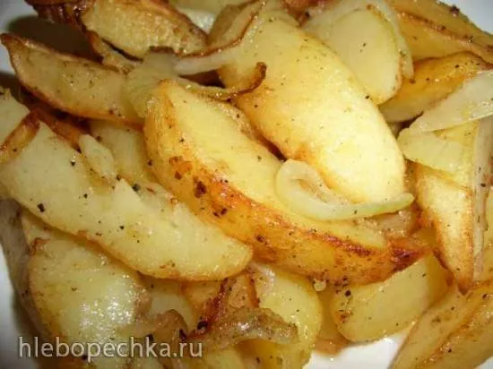 Картофель жареный с красной корочкой