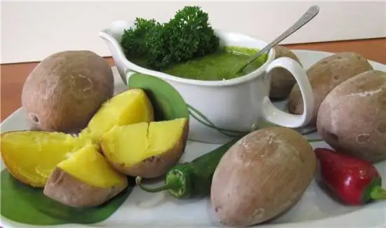 Зелёный канарский соус Mojo verde
