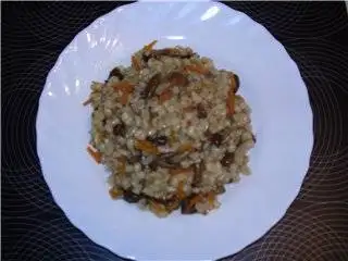 Перловая каша с грибами