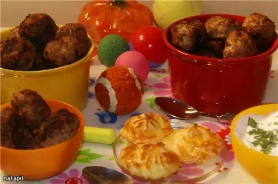 Чётбулар - мясные тефтели,  которые очень любил Карлсон