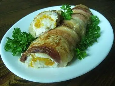 Куриный рулет с абрикосами