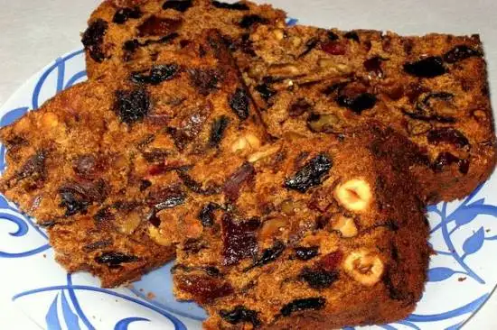 Традиционный Рождественский фруктовый кекс