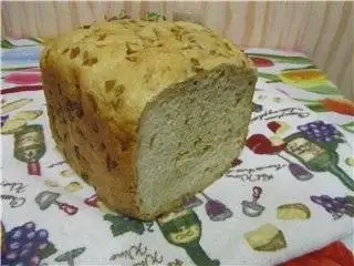 Луковый хлеб в хлебопечке