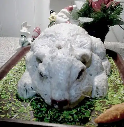 Кролик белый 3D