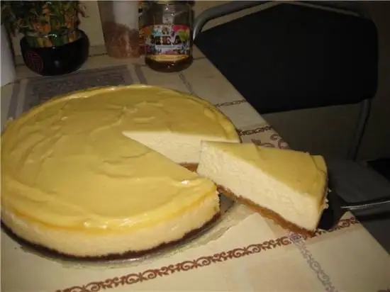 Чизкейк с цедрой лимона