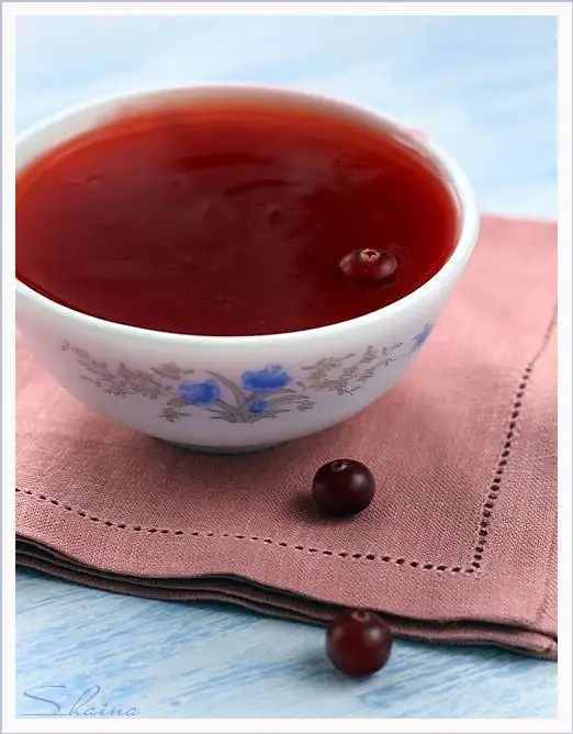Кисель из клюквы