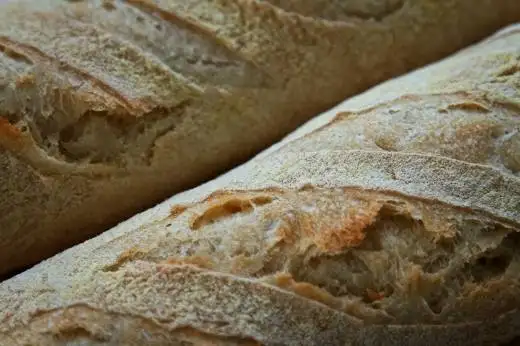 Французский багет на «старом тесте» / Baguette de pate fermentee (духовка)
