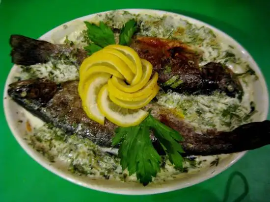 Радужная форель в сливках
