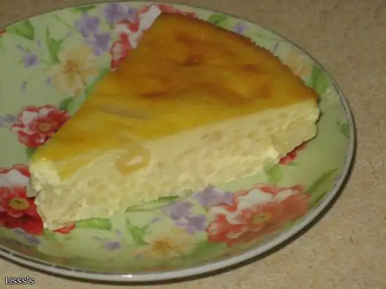 Пудинг рисовый с ананасами (Maida Heatter)