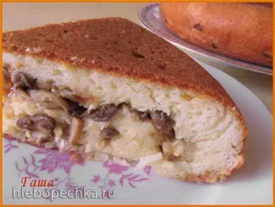 Пирог с грибами