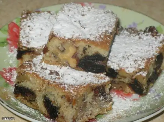 Квадратики с финиками и орехами (Maida Heatter)