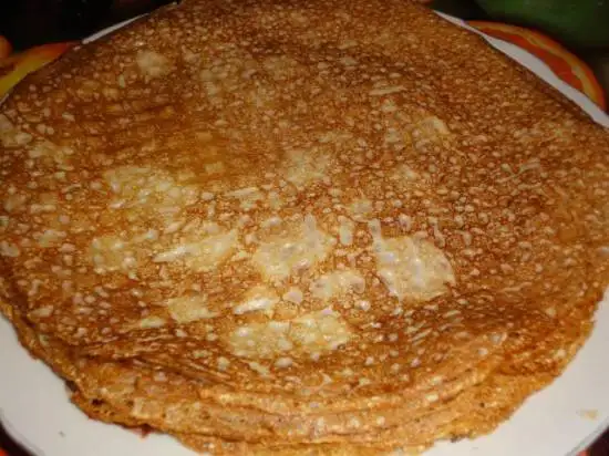 Блинчики сливочные (тесто с добавлением сметаны)