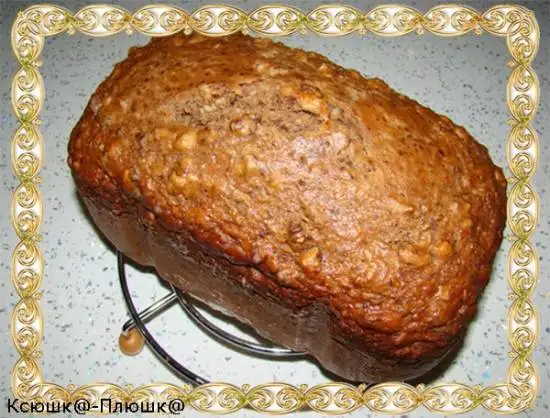 Шарлотка с грецкими орехами для хлебопечки
