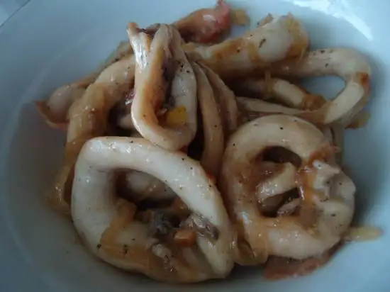 Маринованные кальмары