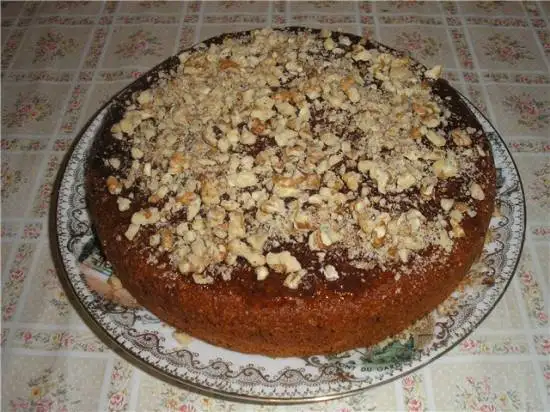 Морковная коврижка (постная)