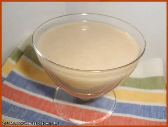 Кисель из ячменного толокна, постный