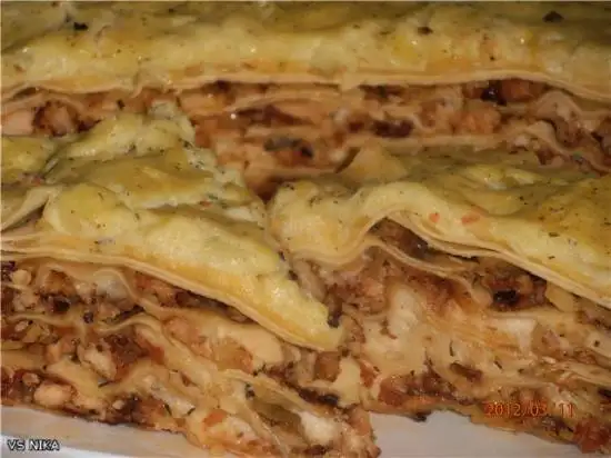 Лазанья (скороварка Brand 6050)