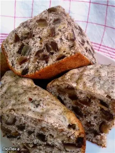 Кекс миндальный с финиками для хлебопечки (без сахара и муки)