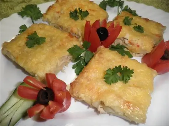 Картофель с курицей под сырной корочкой