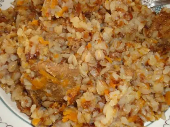 Гречневая каша с мясом в медленноварке