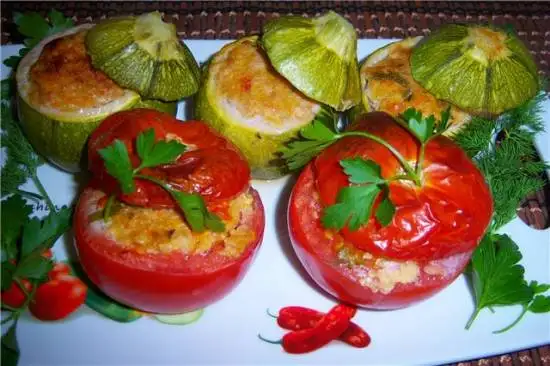 Zucchine ripiene - фаршированные кабачки
