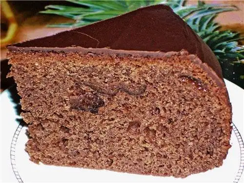 Шоколадный кекс с черносливом (скороварка Brand 6050)