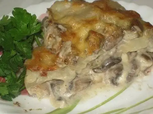 Капустка с грибным соусом