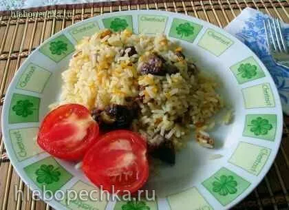 Плов с бараниной в мультиварке Panasonic