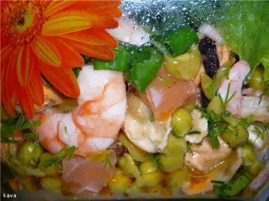 Салат рыбный «Нежность»