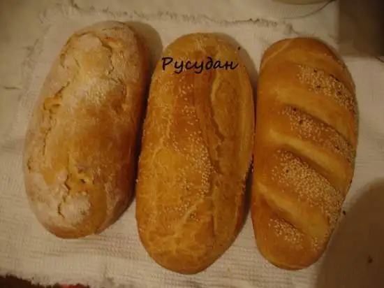 Самый вкусный нарезной хлеб (на закваске)