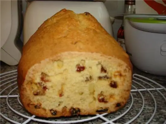 Кекс с изюмом на коньяке (хлебопечка Panasonic -2502)