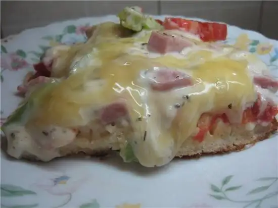 Пицца-пятиминутка на сковородке