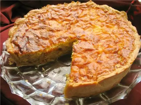 Французский луковый пирог