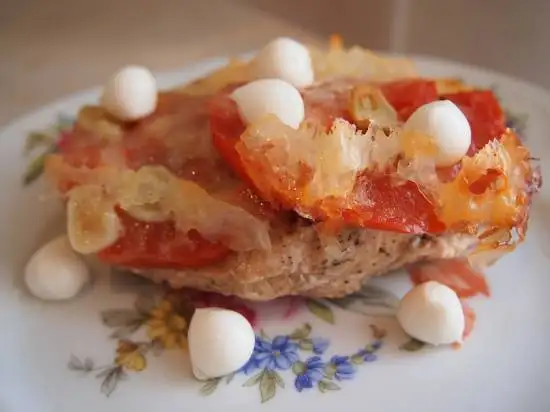 Куриная грудка в конверте с моцареллой
