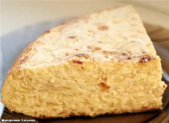 Кабачковая запеканка с адыгейским сыром