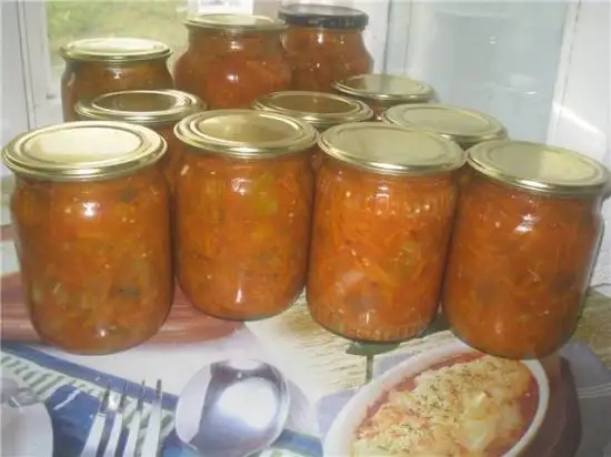 Закуска из баклажанов с пикантным вкусом
