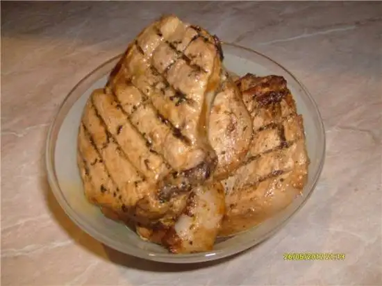 Шашлык из корейки на кости